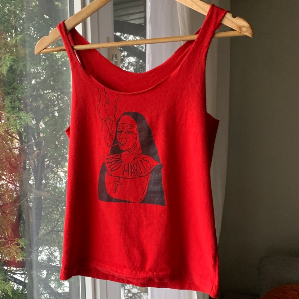 Bad Habits Nun Punk Tank Top